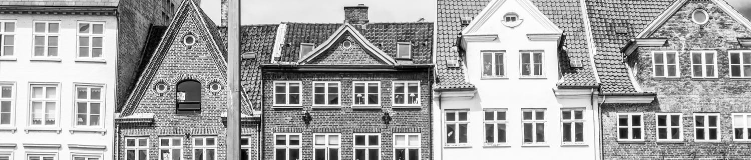 Gamle, fine huse i København